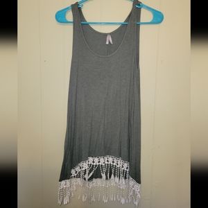 Vanity Lace Bottom Tank